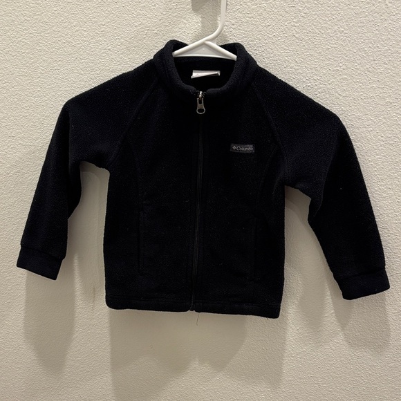 Columbia Kids Midnight Black Fleece Jacket Size 4T - Picture 1 of 6